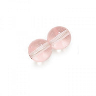 Czech Druk Rounds 8mm Pink Qty:50