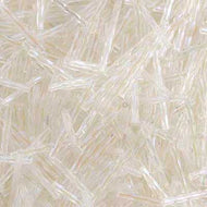 Czech Bugles 30mm Twisted Crystal AB Qty:40