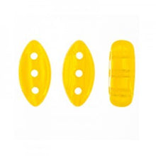 Load image into Gallery viewer, Czech Cali Beads 3x8mm Yellow Amber Opal Qty:30 beads
